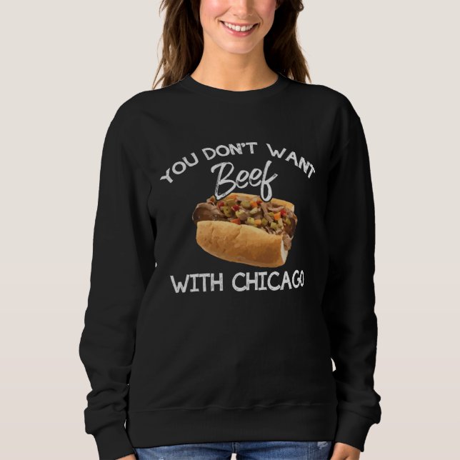Camiseta Você Não Quer Carne Com Comida Italiana De Chicago (Frente)