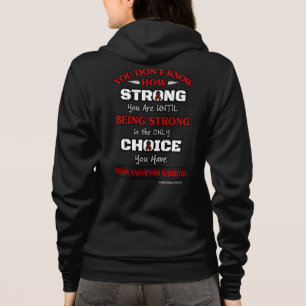 Camiseta Você não sabe o quão forte... o neurisma cerebr