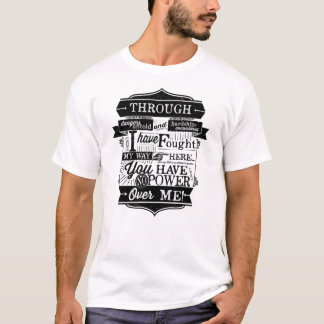 Camiseta Você não tem poder sobre mim
