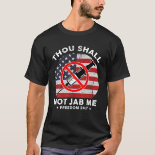 Camiseta Você Não Vai Me Pegar Anti-Vax Sem Liberdade De 