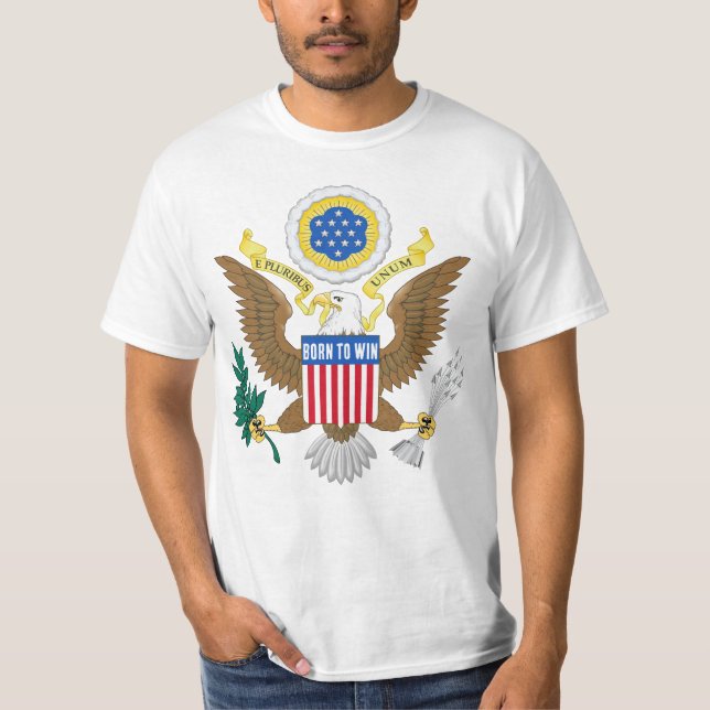Camiseta Você nasceu para vencer. (Frente)