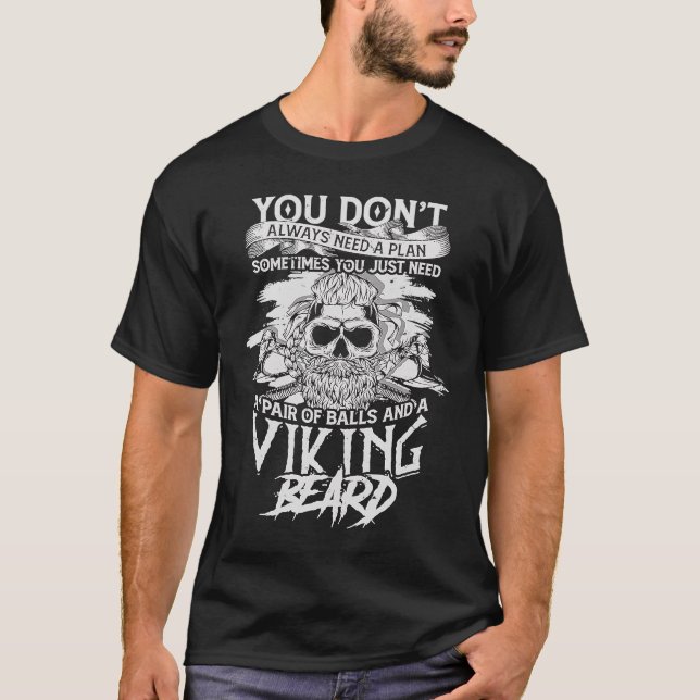 Camiseta Você nem sempre precisa de um plano de mitologia v (Frente)