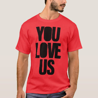 Camiseta Você nos ama de preto