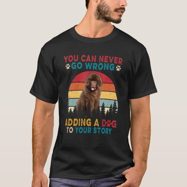 Camiseta Você Nunca Pode Ir Errado Adicionar A Histórias Um (Frente)
