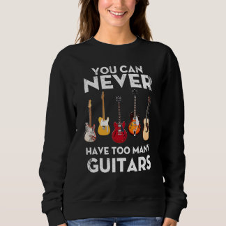 Camiseta Você Nunca Pode Ter Muitas Guitarras Strat Hollow