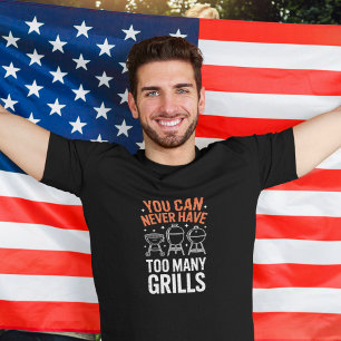 Camiseta Você Nunca Pode Ter Muitos Brinquedos de Churrasco