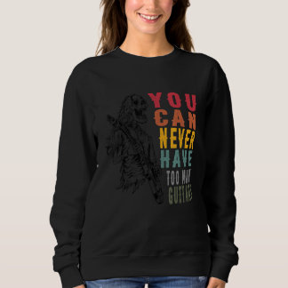Camiseta Você Nunca Pode Ter Muitos Guitarras Música  Guita