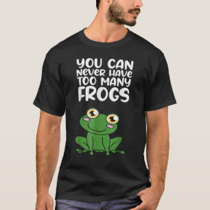Camiseta Você Nunca Pode Ter Muitos Sapos Anfíbios Pet