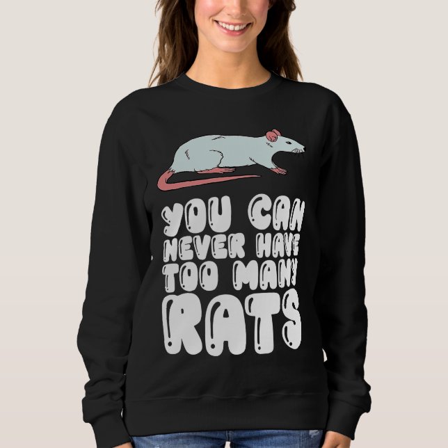 Camiseta Você Nunca Pode Ter Ratos Demais (Frente)