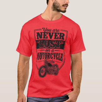 Camiseta Você Nunca Se Perde Em Um Pico Clássico De Moto Q