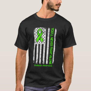 Camiseta Você Nunca Vai Combater Sozinho Nós Bandeiras Esco