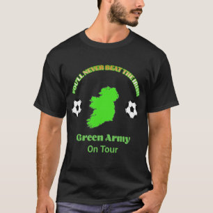 Camiseta "Você nunca vencerá o Exército Verde Irlandês em t