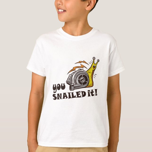 Camiseta Você o prendeu bem (Frente)