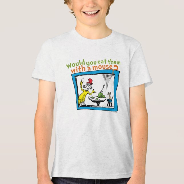 Camiseta Você os comeria com um rato? (Frente)