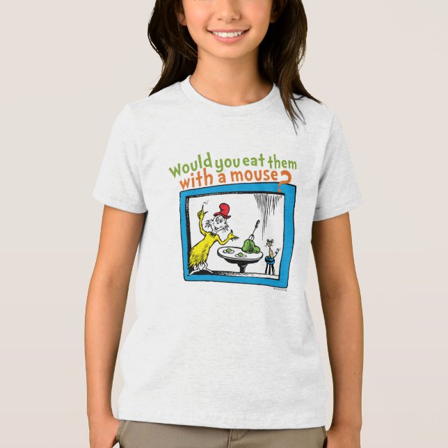 Camiseta Você os comeria com um rato? (Frente)