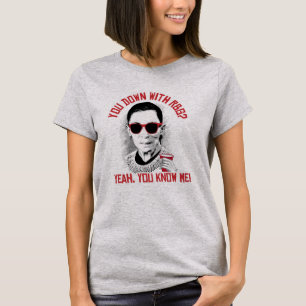 Camiseta Você para baixo com RBG yeah você conhece-me