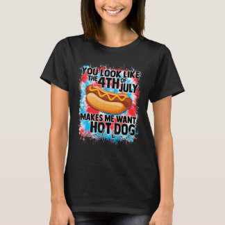 Camiseta Você Parece Que 4 De Julho Me Dá Ganas De Um Cacho