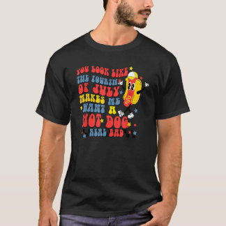 Camiseta Você Parece Que 4 De Julho Me Dá Vontade De Comer 