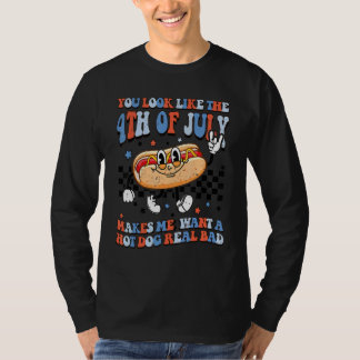 Camiseta Você Parece Que O 4 De Julho Me Faz Querer Um Quen