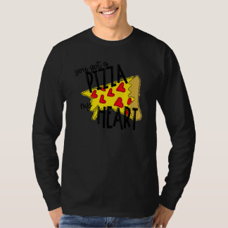 Camiseta Você Pegou Uma Fatia Do Meu Coração Pizza Dia Dos 