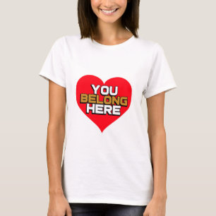 Camiseta Você pertence aqui
