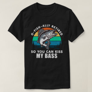 Camiseta Você Pode Beijar A Minha Bass Engraçado Pescar