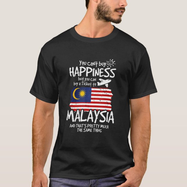 Camiseta Você Pode Comprar Um Bilhete Para A Malásia (Frente)