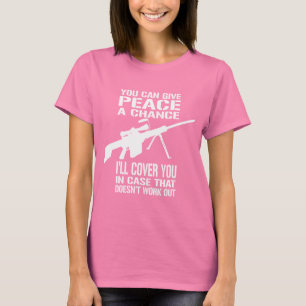 Camiseta Você pode dar a paz uma possibilidade…