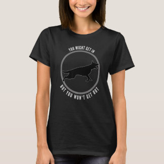 Camiseta Você Pode Entrar Mas Não Vai Sair Cachorro