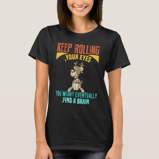 Camiseta Você Pode Eventualmente Encontrar Um Cérebro Gráfi