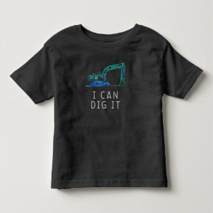 Camiseta Você Pode Fazê-Lo Um Truck Toddler Hoodie, Um Esca