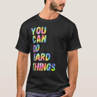 Camiseta Você Pode Fazer Coisas Duros Orgulha Ally Rainbow 
