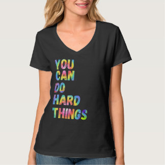 Camiseta Você Pode Fazer Coisas Duros Orgulha Ally Rainbow 