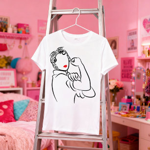 Camiseta Você pode fazer isso - Na moda Rosie, o ribeiro