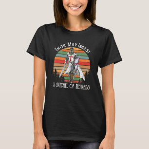 Camiseta Você Pode Ingerir Uma Satchel De Richards Retro Cr