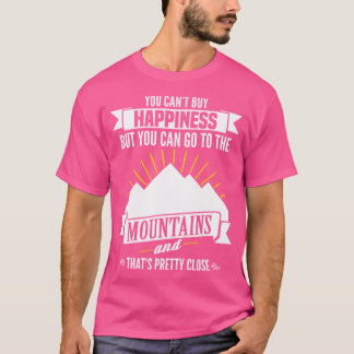 Camiseta Você Pode Ir Para As Montanhas Ao Exterior Caminha