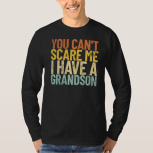 Camiseta Você Pode Me Assustar Eu Tenho Um Avô Retro Avô.