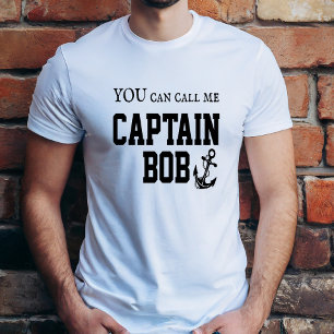Camiseta Você pode me chamar de Capitão Bob
