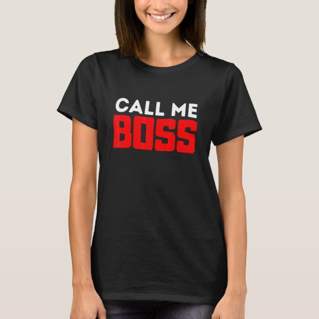 Camiseta Você pode me chamar de chefe executivo de design (Frente)
