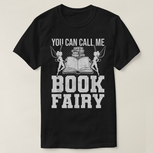 Camiseta Você Pode Me Chamar De Livros De Bibliotecas De Fa (Frente do Design)