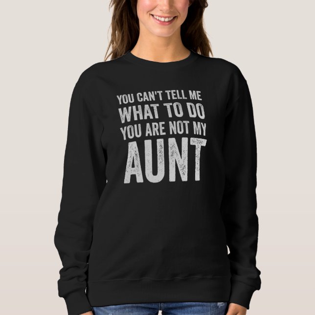 Camiseta Você Pode Me Dizer O Que Fazer - Tia Engraçada Pul (Frente)