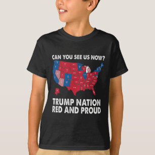 Camiseta Você Pode Nos Ver Agora Enveredando A Nação Vermel