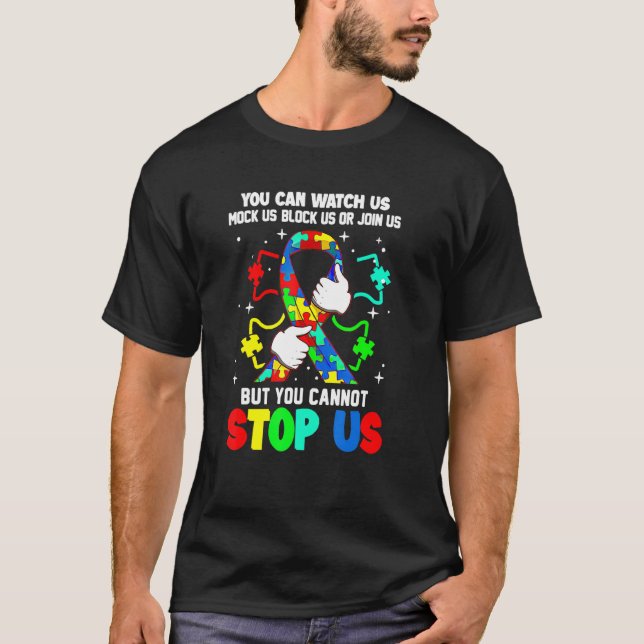 Camiseta Você Pode Nos Ver Nos Bloquear Ou Juntar A Nós (Frente)
