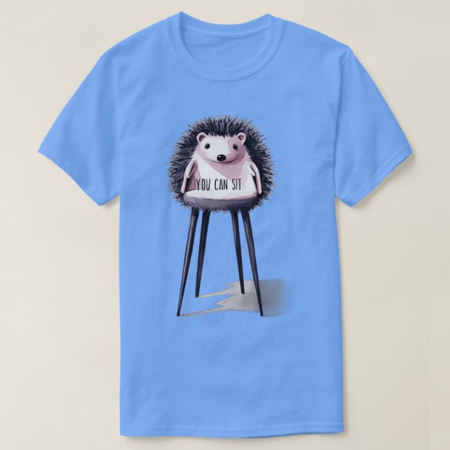 Camiseta você pode sentar (Frente do Design)