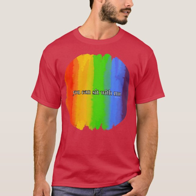 Camiseta Você pode sentar comigo (Frente)