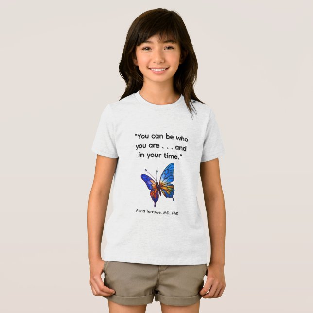 Camiseta VOCÊ PODE SER QUEM VOCÊ É Crianças (Frente Completa)
