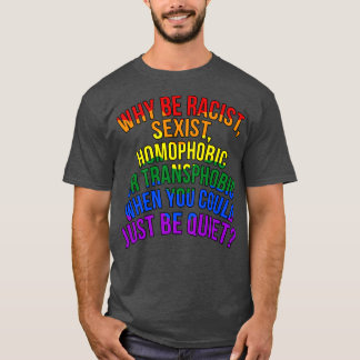 Camiseta Você Pode Ser Silencioso Mês De Orgulho LGBTQ Lésb