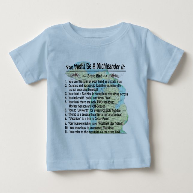 Camiseta Você Pode Ser Um Michigander Se: (Frente)