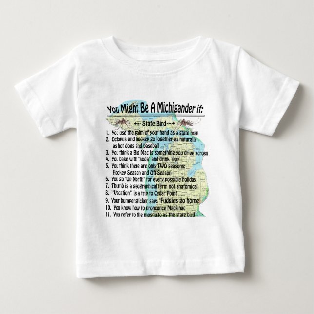 Camiseta Você Pode Ser Um Michigander Se: (Frente)