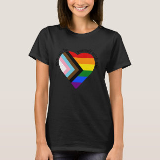 Camiseta Você pode ser você mesmo comigo LGBTQ pavilhão do